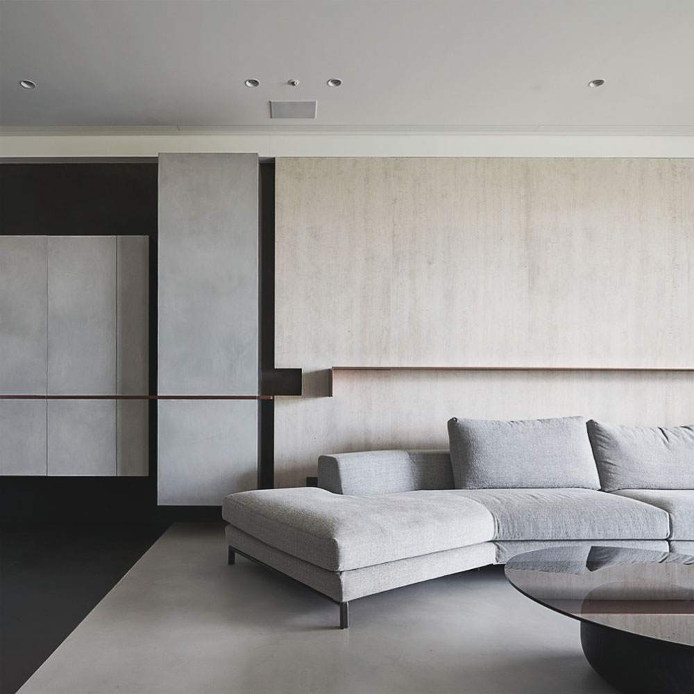 40평 아파트 인테리어 거실 연출한 모습