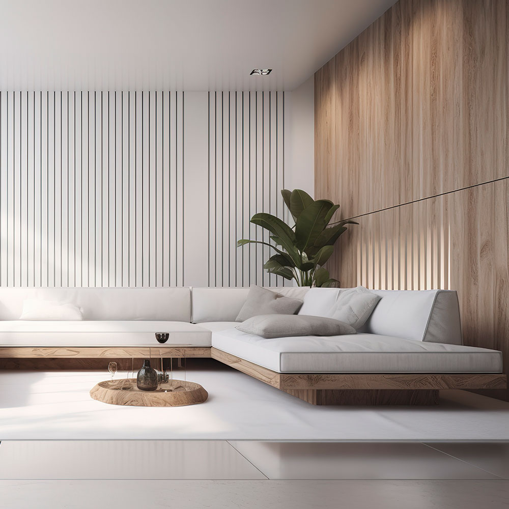 김포 인테리어어 업체가 시공한 거실 디자인