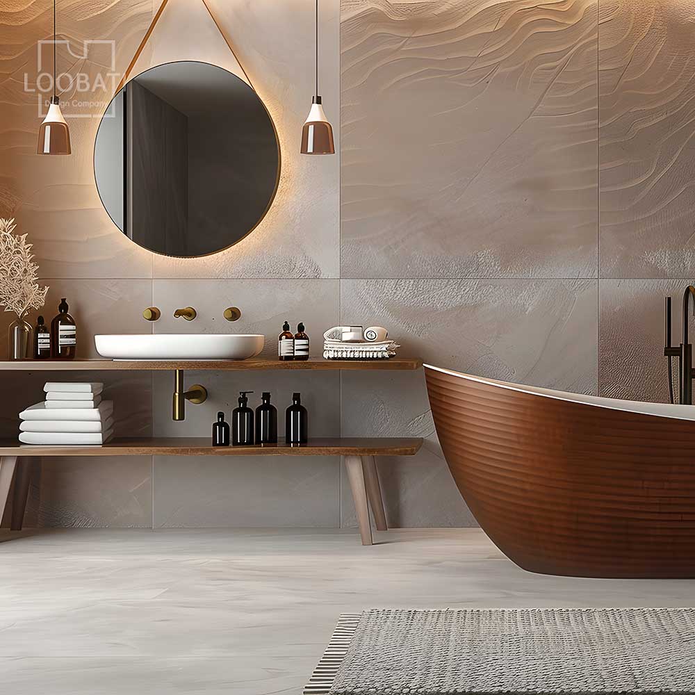 욕조와 계수대가 준비된 욕실 인테리어 비용 저렴하게