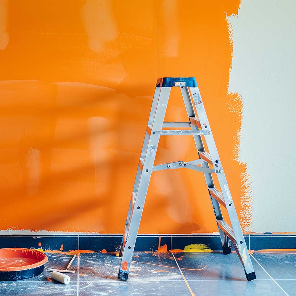 송파 인테리어 업체가 페인트 시공하는 현장