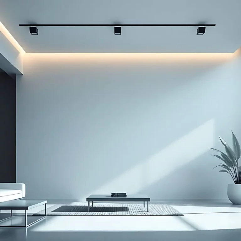 거실 인테리어 레일조명