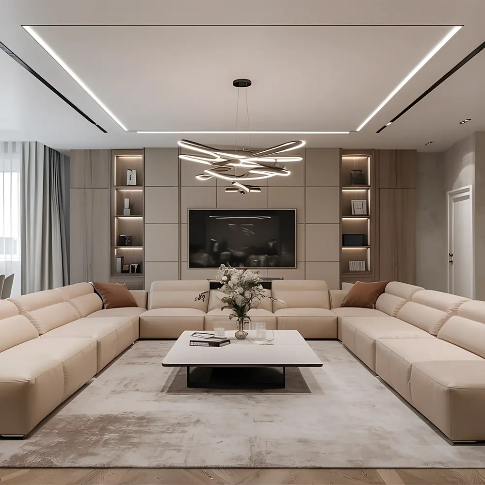 거실 인테리어 레일조명