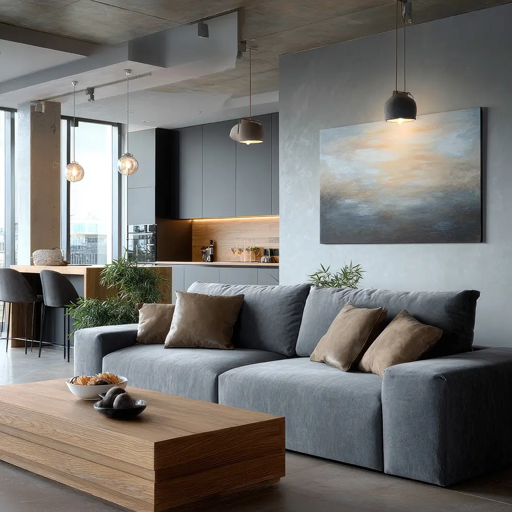 판교 34평 거실 인테리어