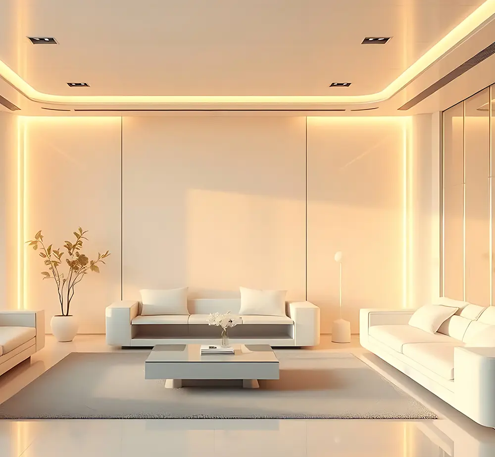 34평 거실 인테리어 조명