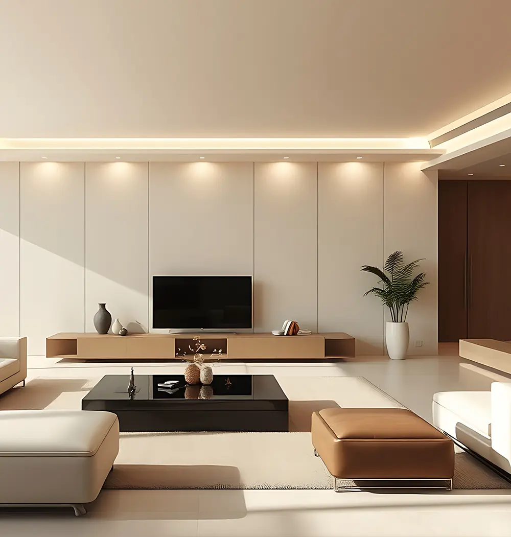 34평 거실 인테리어 조명