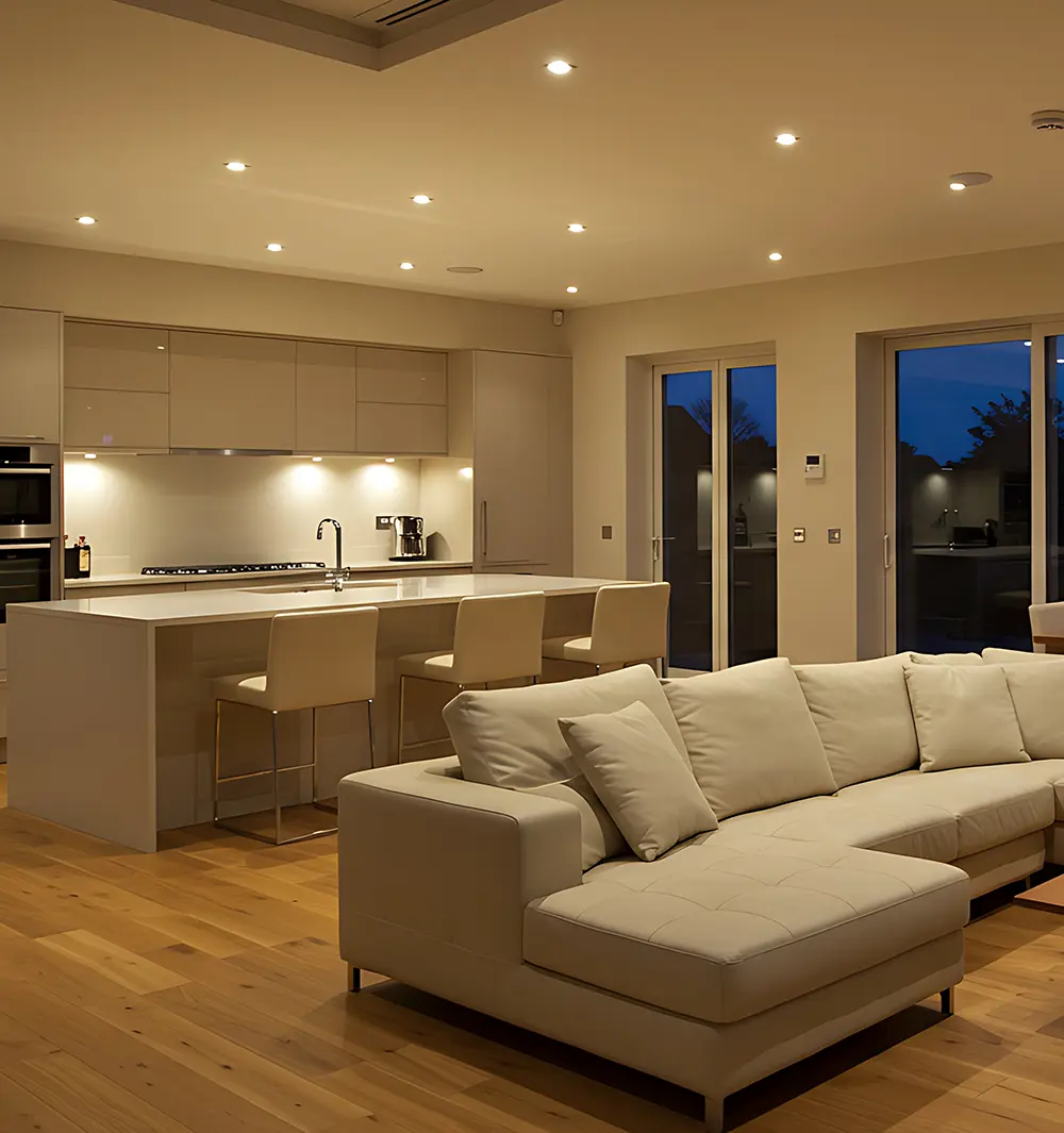 34평 거실 인테리어 조명