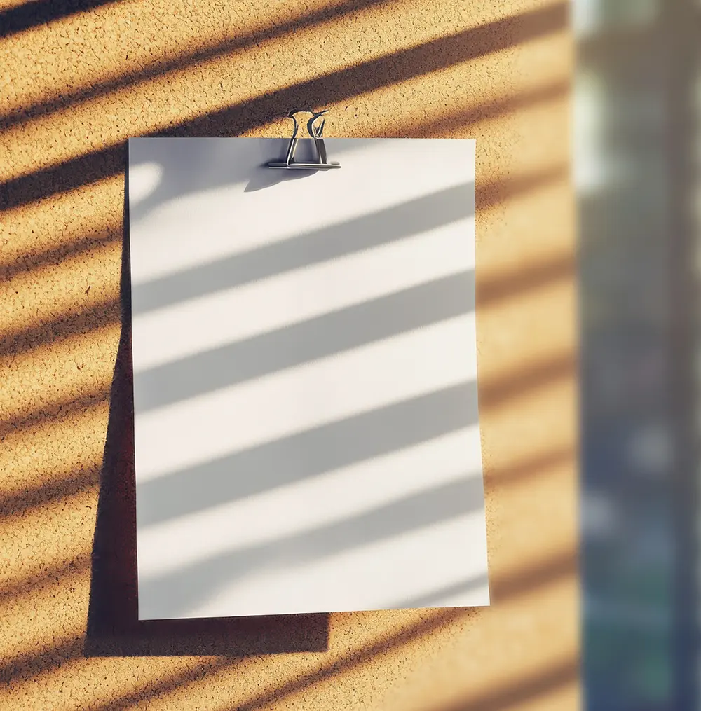 인테리어 공사 안내문 양식