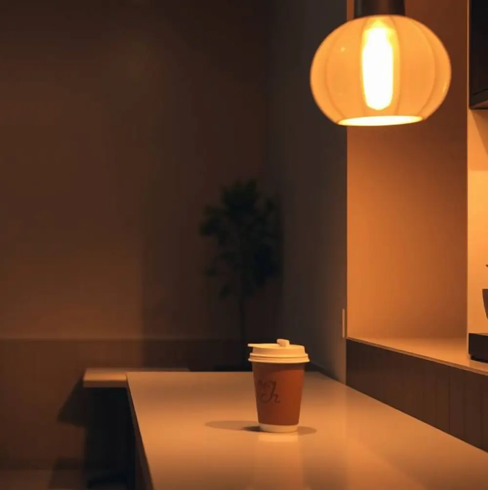 무인 카페 인테리어